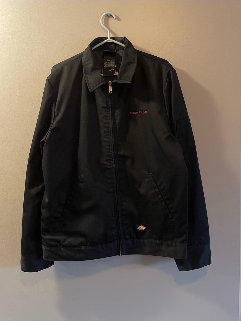 Dickies Black Bomber Jacket with Everflex Accent